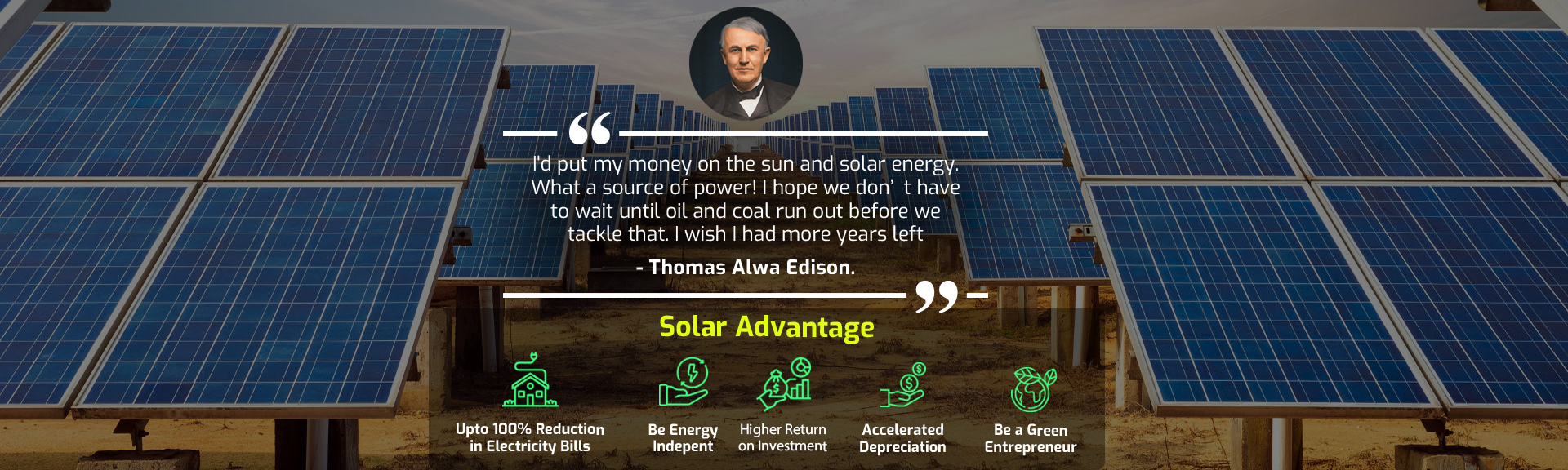 solar panel banner image